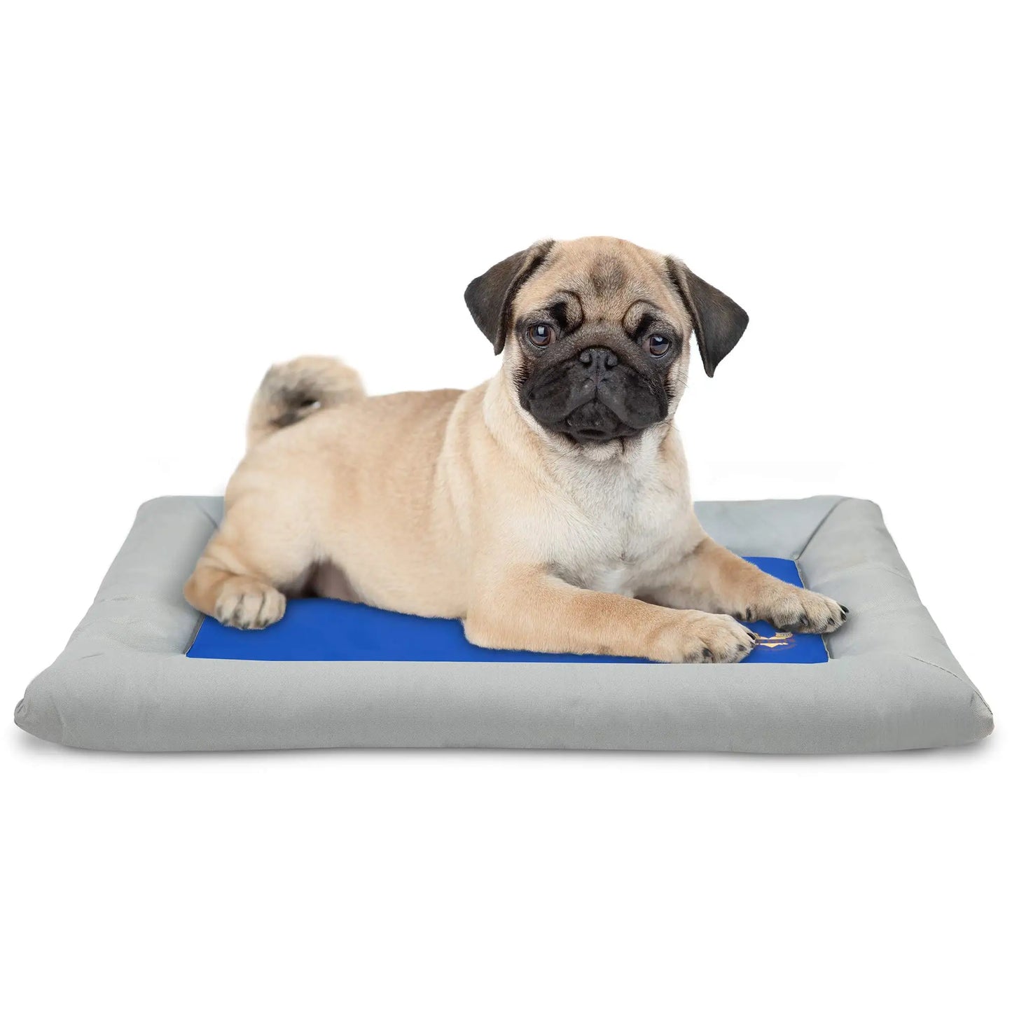 Arf Pets Self Cooling Dog Mat With Gel Foam Bolster