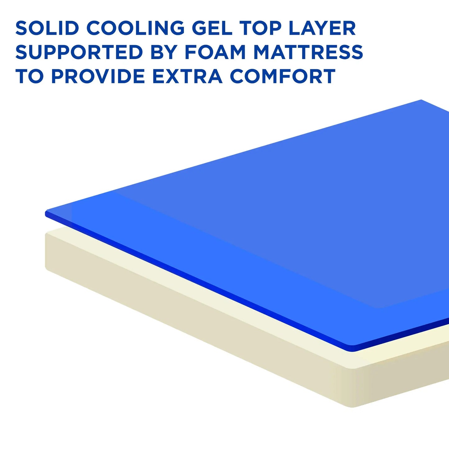 Arf Pets Self Cooling Dog Mat With Gel Foam Bolster