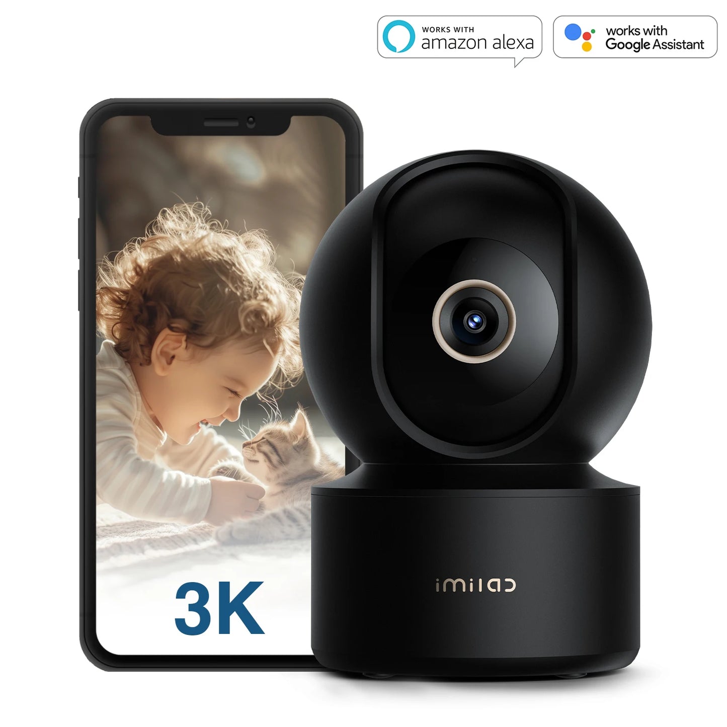 IMILAB C22 Indoor Security Camera With AI Human Detection