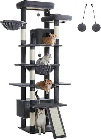 XXL Cat Tree Heavy-Duty Cat Tower for Indoor Cats