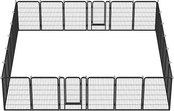 Topeakmart Dog Playpen Portable Outdoor Exercise Pen