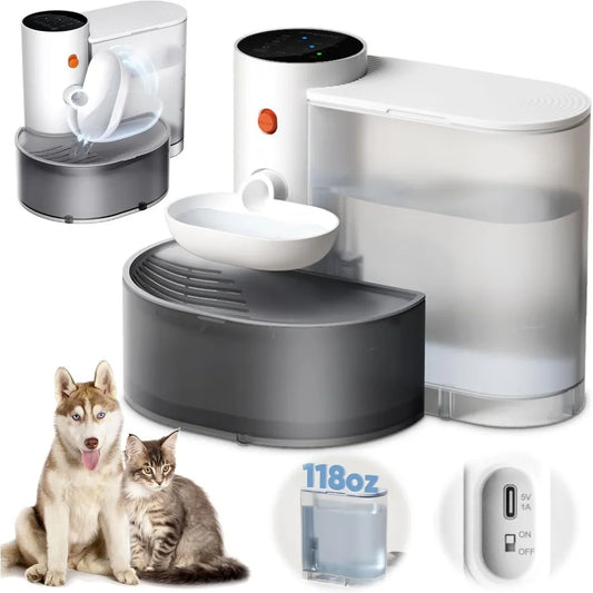 Smart Pet Water Fountain Filterless Wireless Cat Dispenser