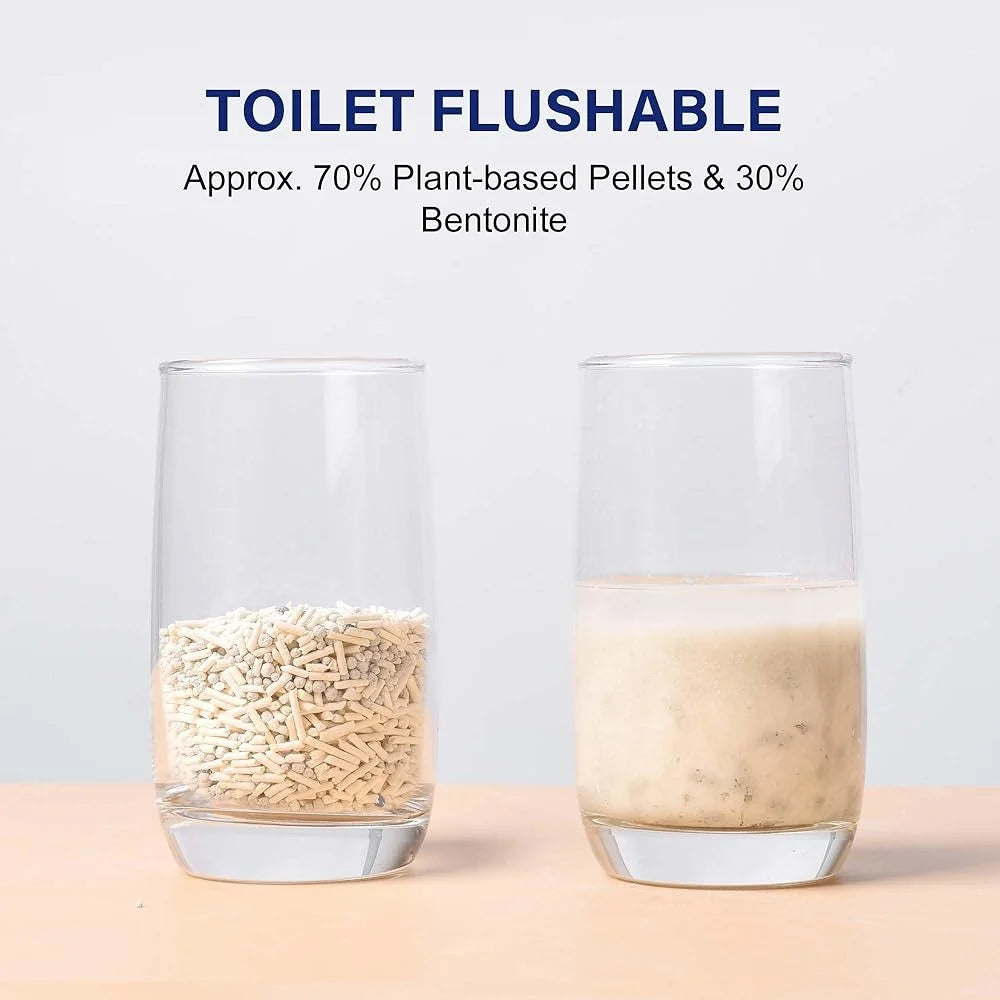 Petrichor Cat Litter Tofu Pellets Quick Clumping Eco Friendly