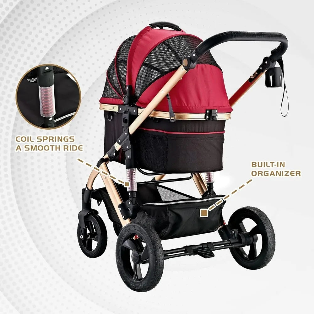 Monza Luxury 3-in-1 Stroller Travel Carrier Car Seat
