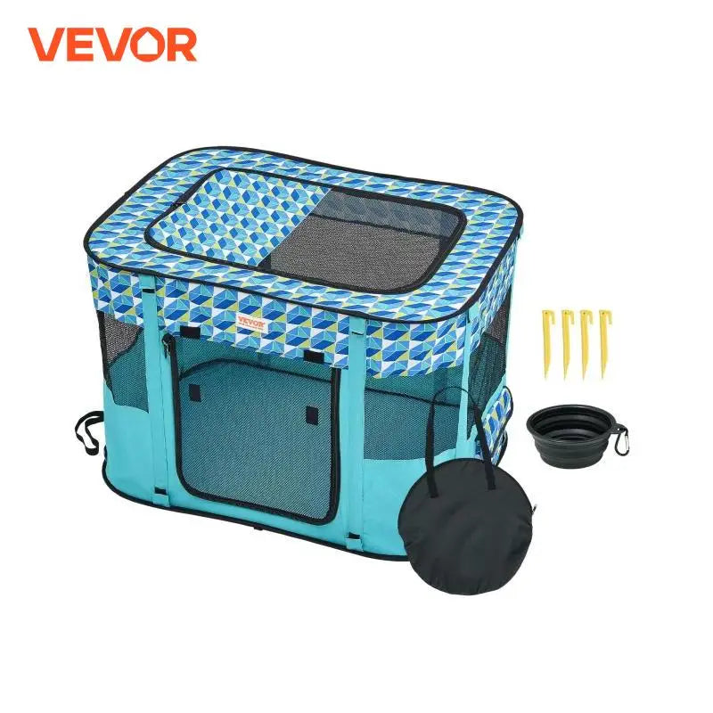 VEVOR Portable Foldable Pet Playpen Tent for Dogs