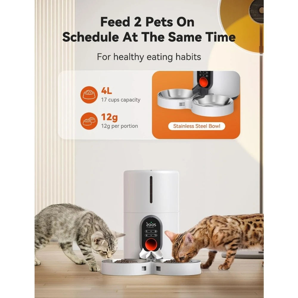 Dual Power Supply Auto Pet Feeder by NoEnName