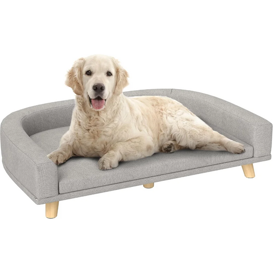 Dog Sofa Couch with Comfortable Luxury Cushion by NoEnName