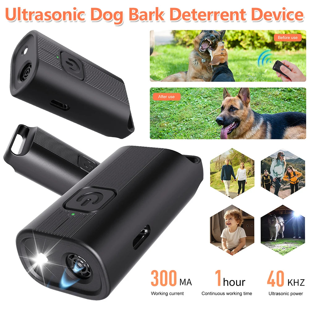 Shunmaii Ultrasonic Anti Barking Dog Trainer With LED
