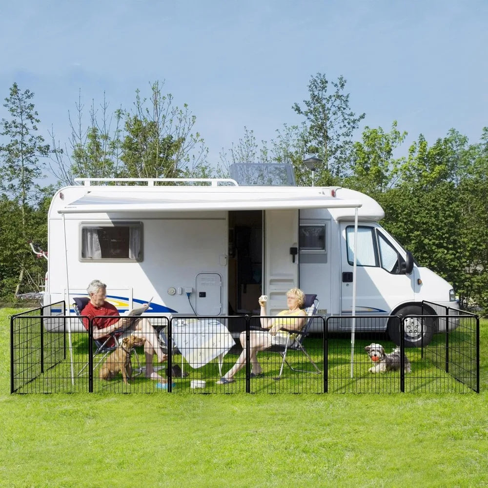 RBX Dog Playpen Outdoor Heavy Duty Metal Pet Fence