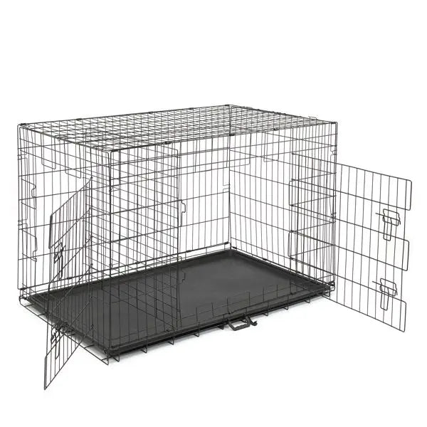 Folding Steel Dog Crate Pet Kennel Playpen