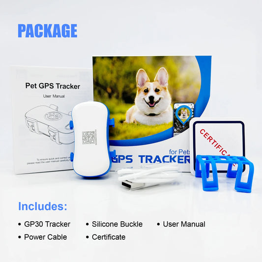 WANWAYTECH 4G Mini GPS Pet Tracker Waterproof Live Locator