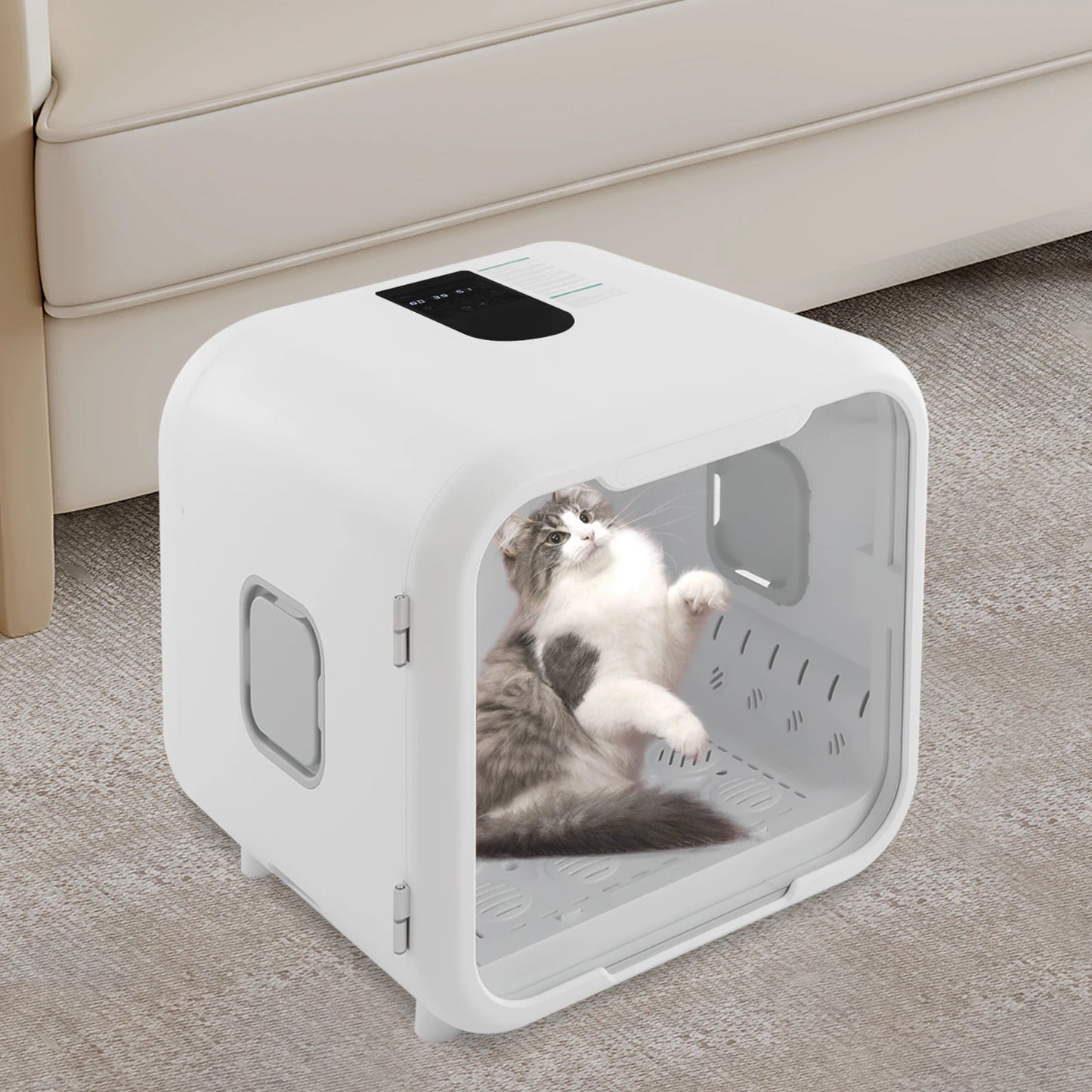 Pet Force Grooming Dryer Box with Adjustable Wind Temperature