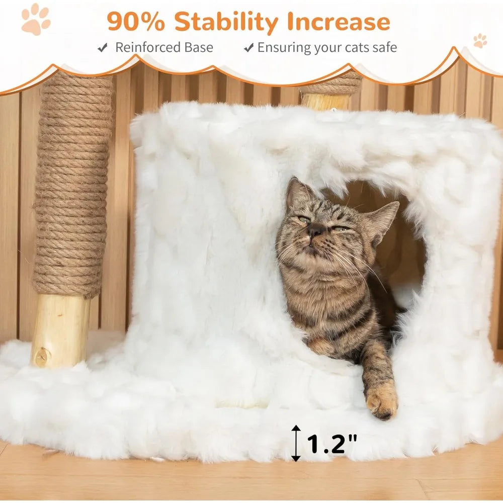 Dafify Cloud Cat Tree for Indoor Cats