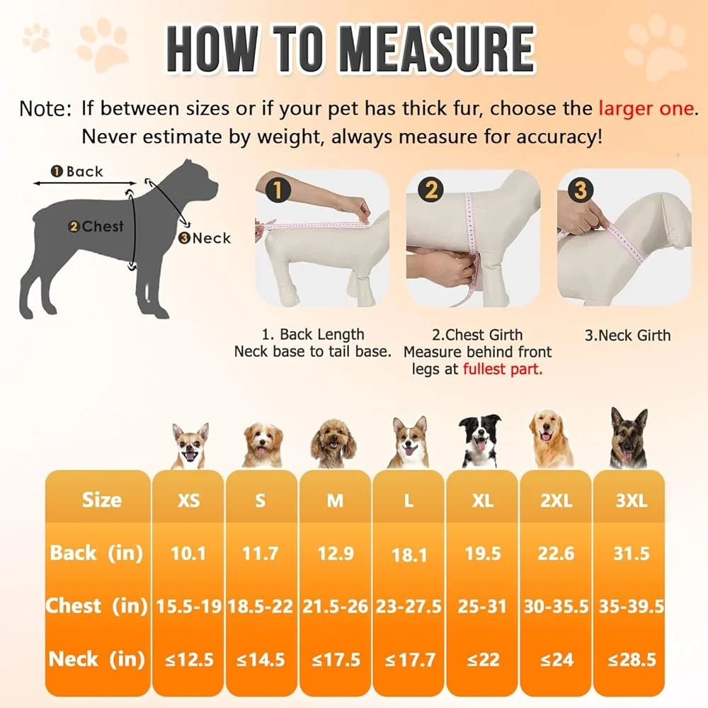 Dog Raincoat Adjustable Waterproof Jacket for Puppies