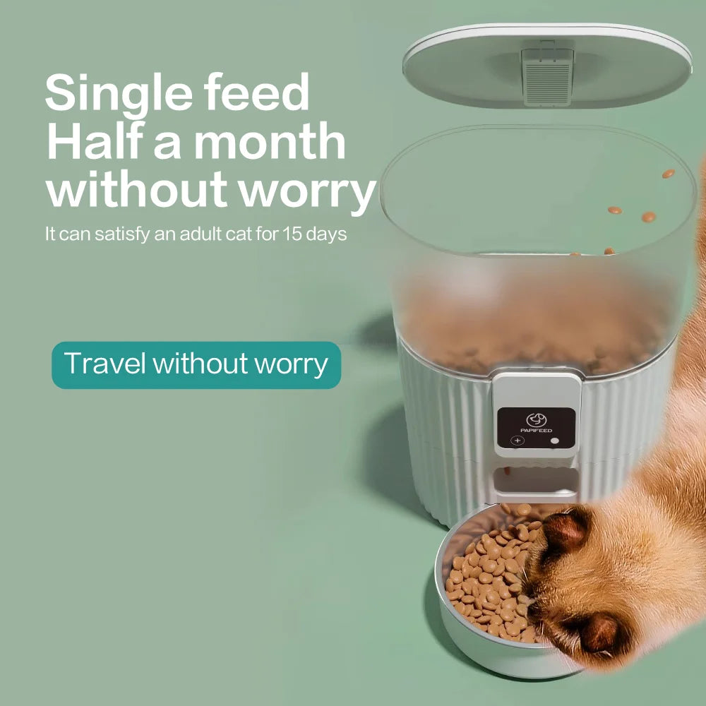 PAPIFEED Smart Cat Automatic Feeder With Remote Control