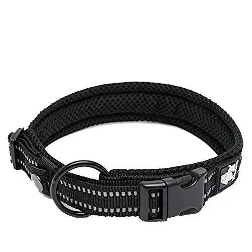 Truelove Padded Reflective Nylon Dog Collar With Quick Release