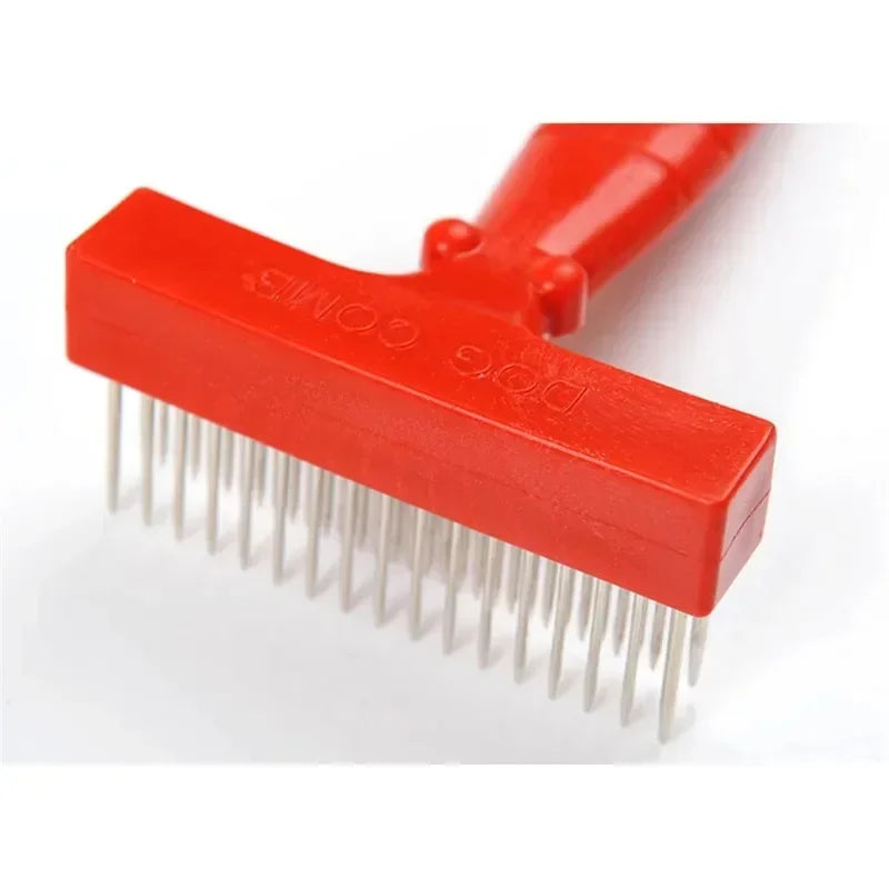 Double Row Pet Comb Stainless Steel Dog Cat Grooming