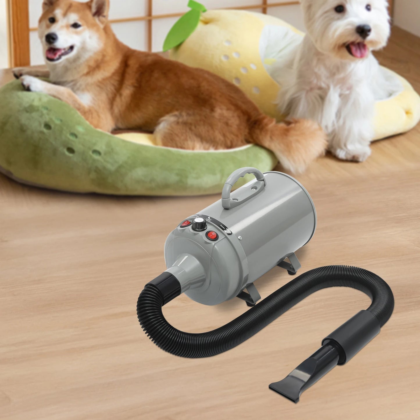 2200W Professional Pet Grooming Dryer with Adjustable Wind Speed