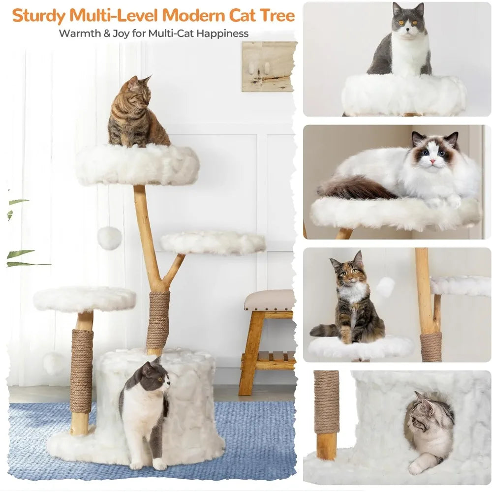 Dafify Cloud Cat Tree for Indoor Cats