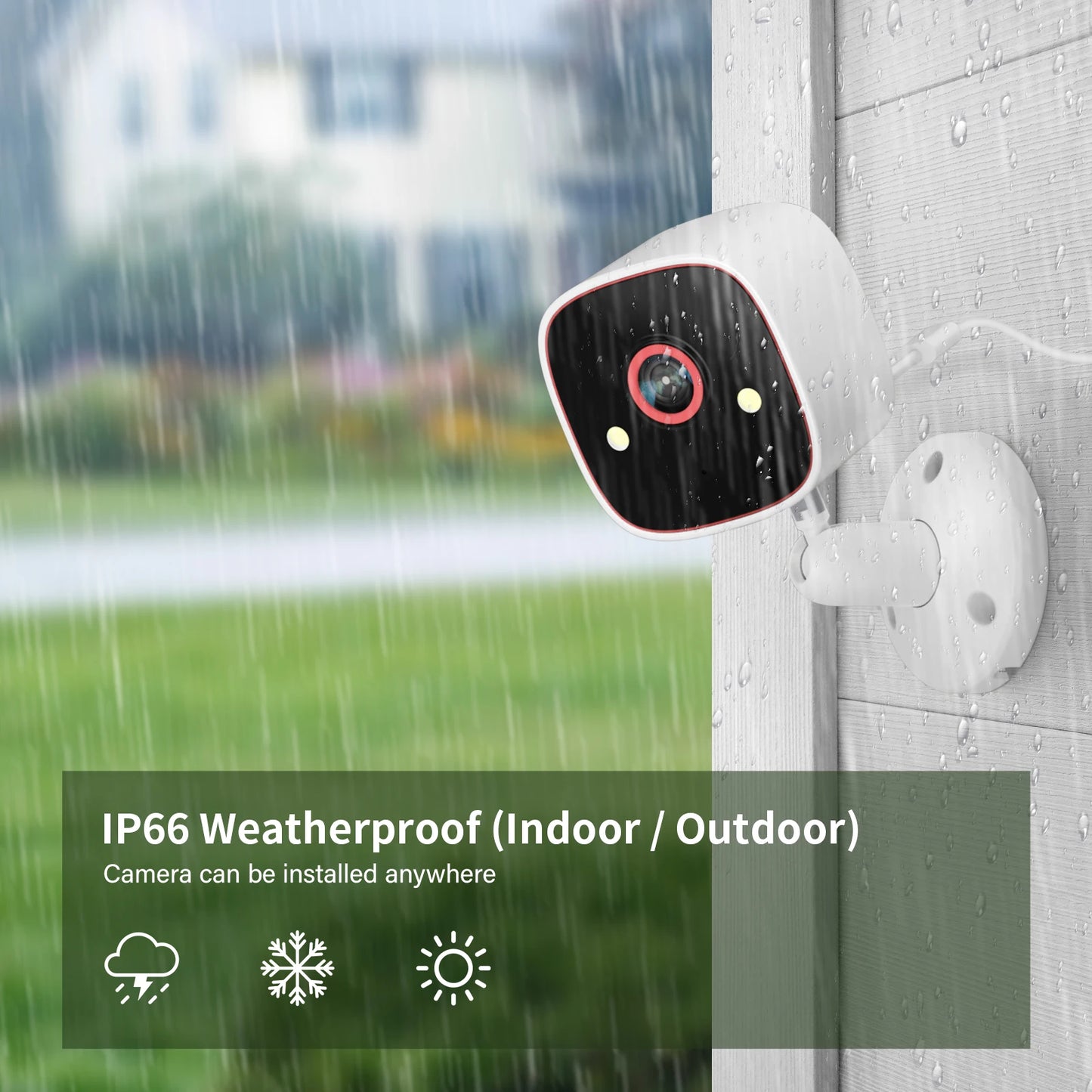 Jennov 2K HD Wireless Outdoor Indoor Security Camera
