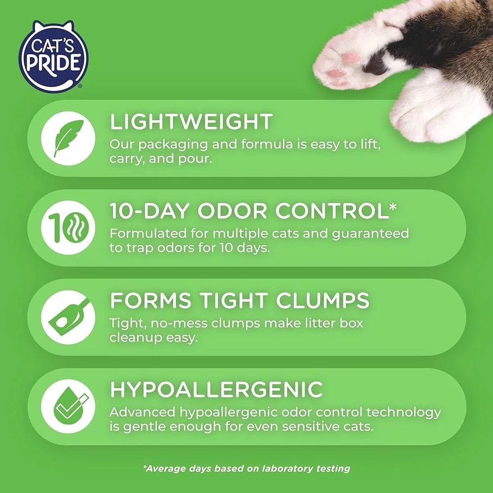 Premium Lightweight Clumping Cat Litter Hypoallergenic Formula