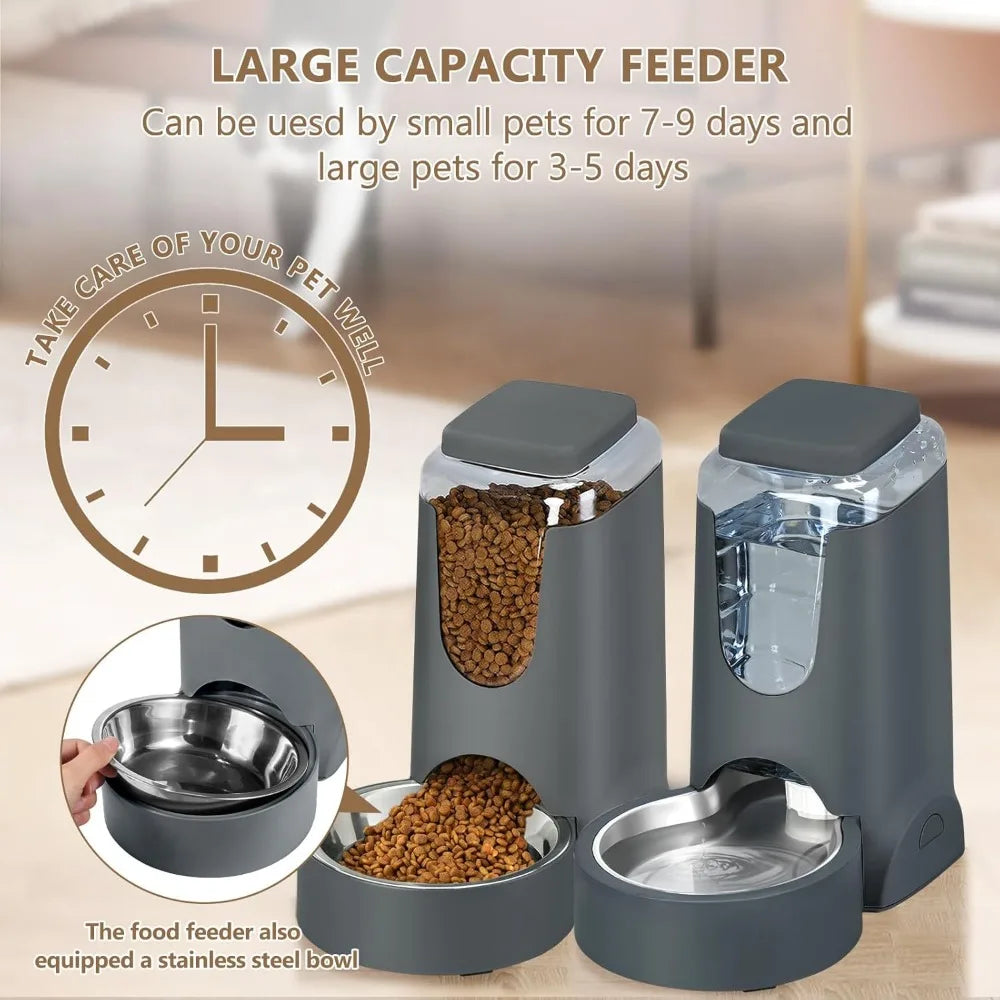 Automatic Cat Dog Feeder and Water Dispenser