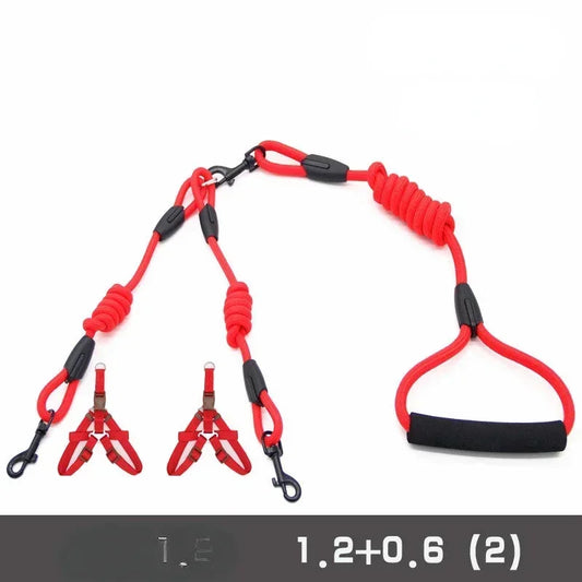 Double Dog Leash Coupler for Small Pets