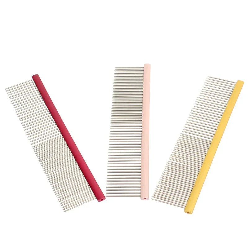 Light Aluminum Pet Comb Professional Dog Grooming Accessory