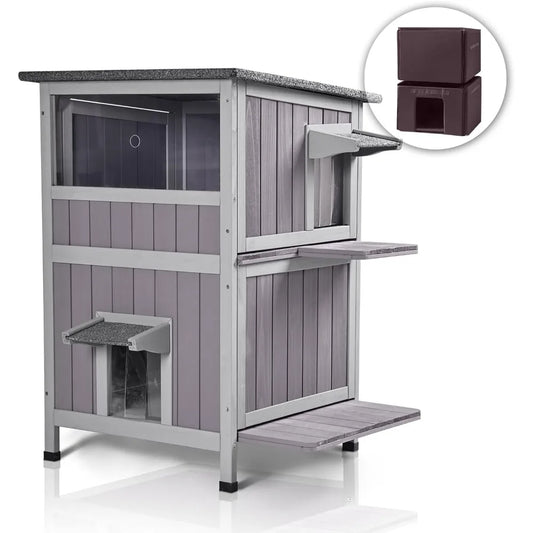 Insulated Outdoor Cat House by NoEnName_Null