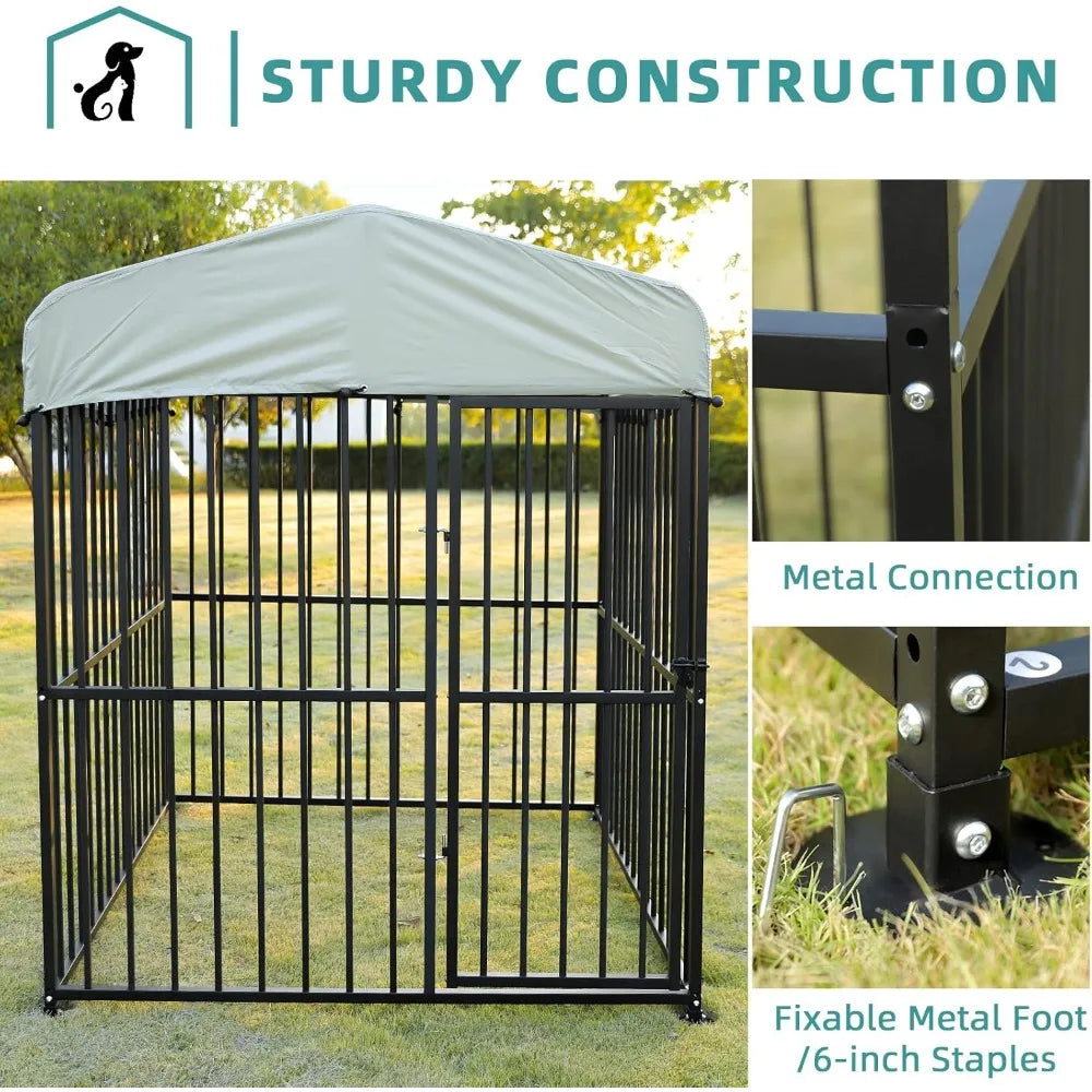 DAFIFY Heavy Duty Outdoor Dog Kennel Playpen