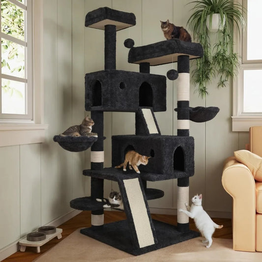 Dafify Multi-Level Large Cat Tree Tower with Perches