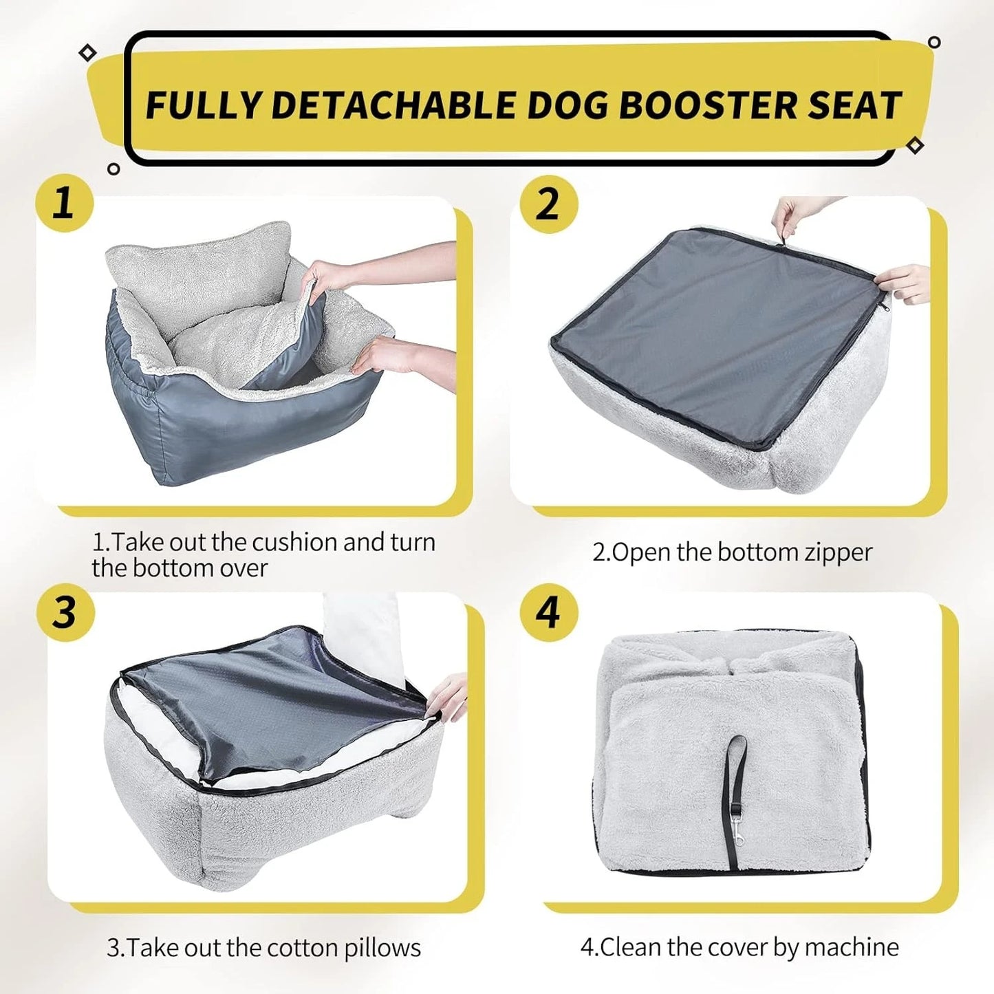 Dog Car Seat for Small Dogs by NoEnName