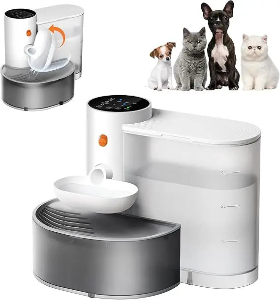 Smart Wireless Pet Water Fountain Rechargeable Automatic Dispenser