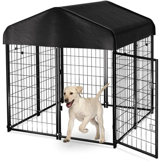 Dog Kennel Outdoor Waterproof Cover for Medium Dogs