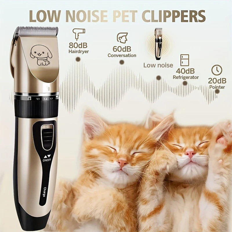 Shuyu Pet Hair Trimmer Kit Electric Precision Clippers