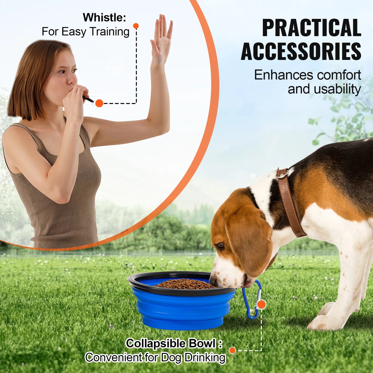 SucceBuy Dog Agility Training Set With Hurdles Poles