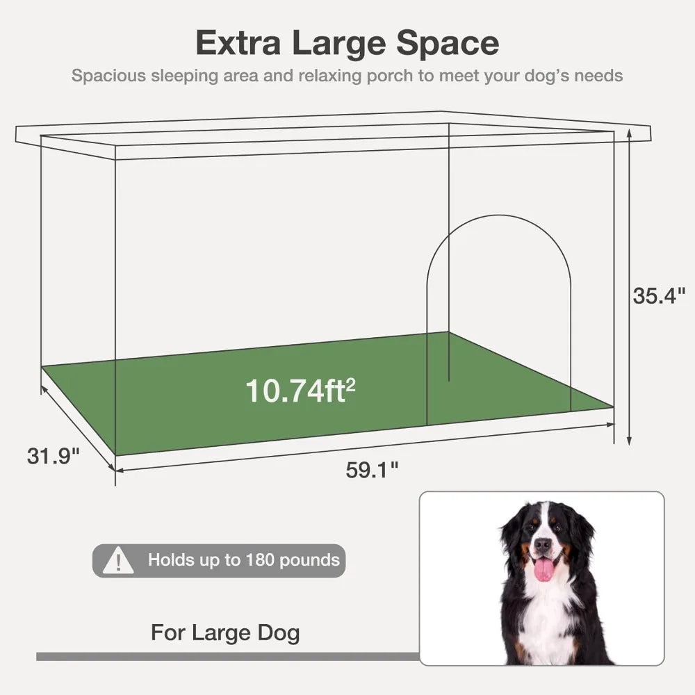 Large Dog House with Insulated Liner by NoEnName
