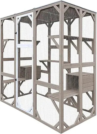 Large Cat Catio 4 Tier Outdoor Cat Enclosure