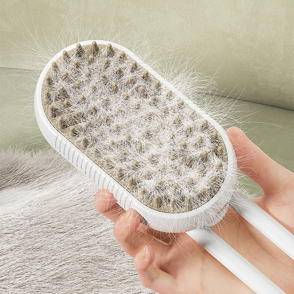 USB Rechargeable Electric Water Spray Brush for Pets