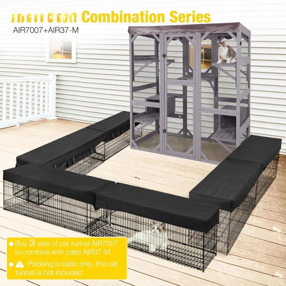 Cat House Outdoor Catio Kitty Enclosure by NoEnName