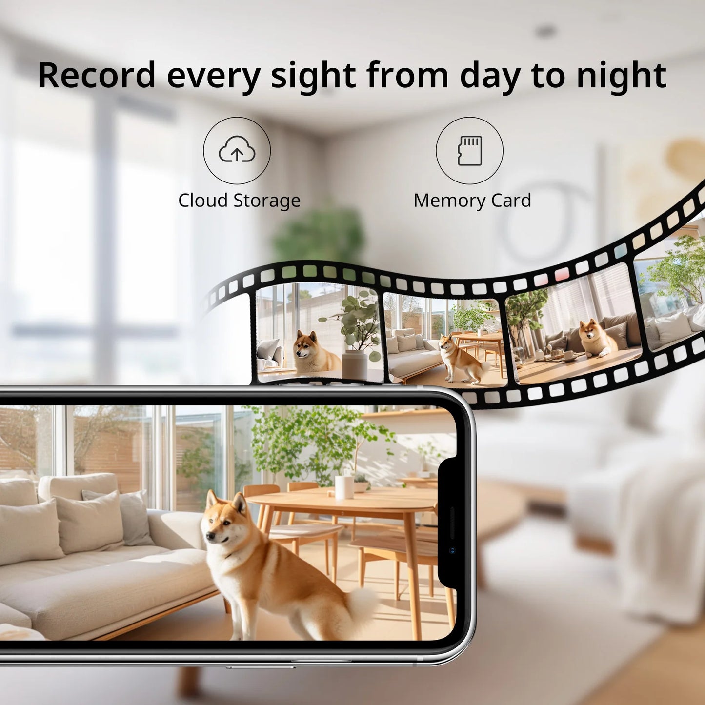 BoyKeep 3MP WiFi Pan Tilt Security Camera With Night Vision