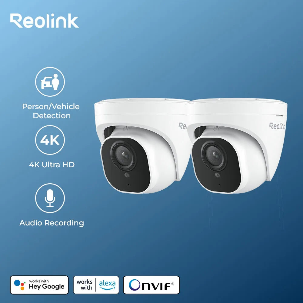 Reolink PoE Outdoor Security Camera Human And Pet Detection