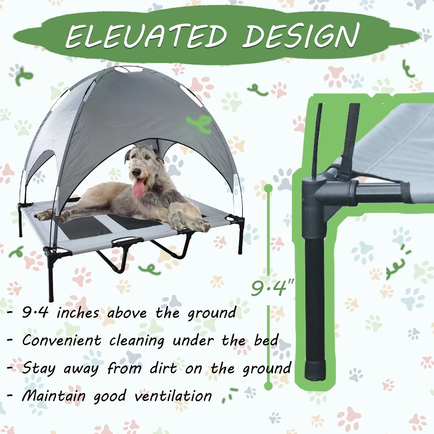 Shanghai Hignconcerned Chemical Dog Bed With Canopy