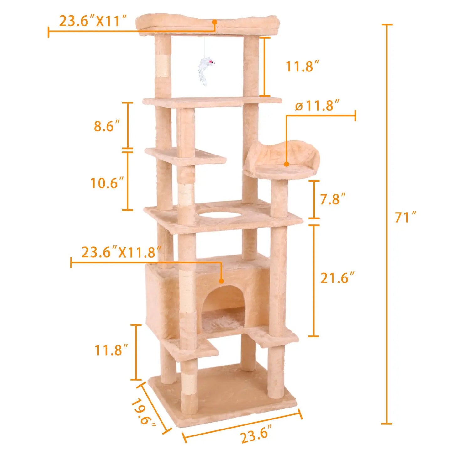 Cat Climbing Frame by NoEnName