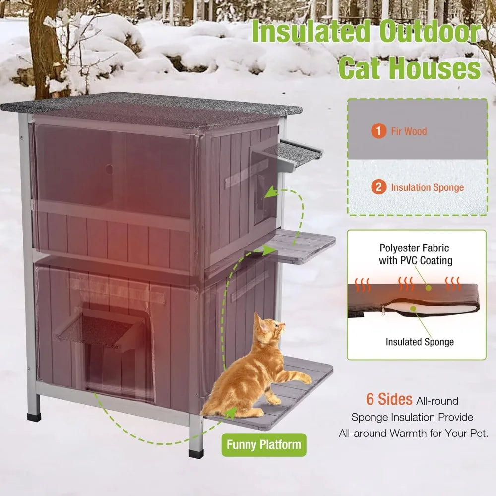 Insulated Outdoor Cat House by NoEnName_Null