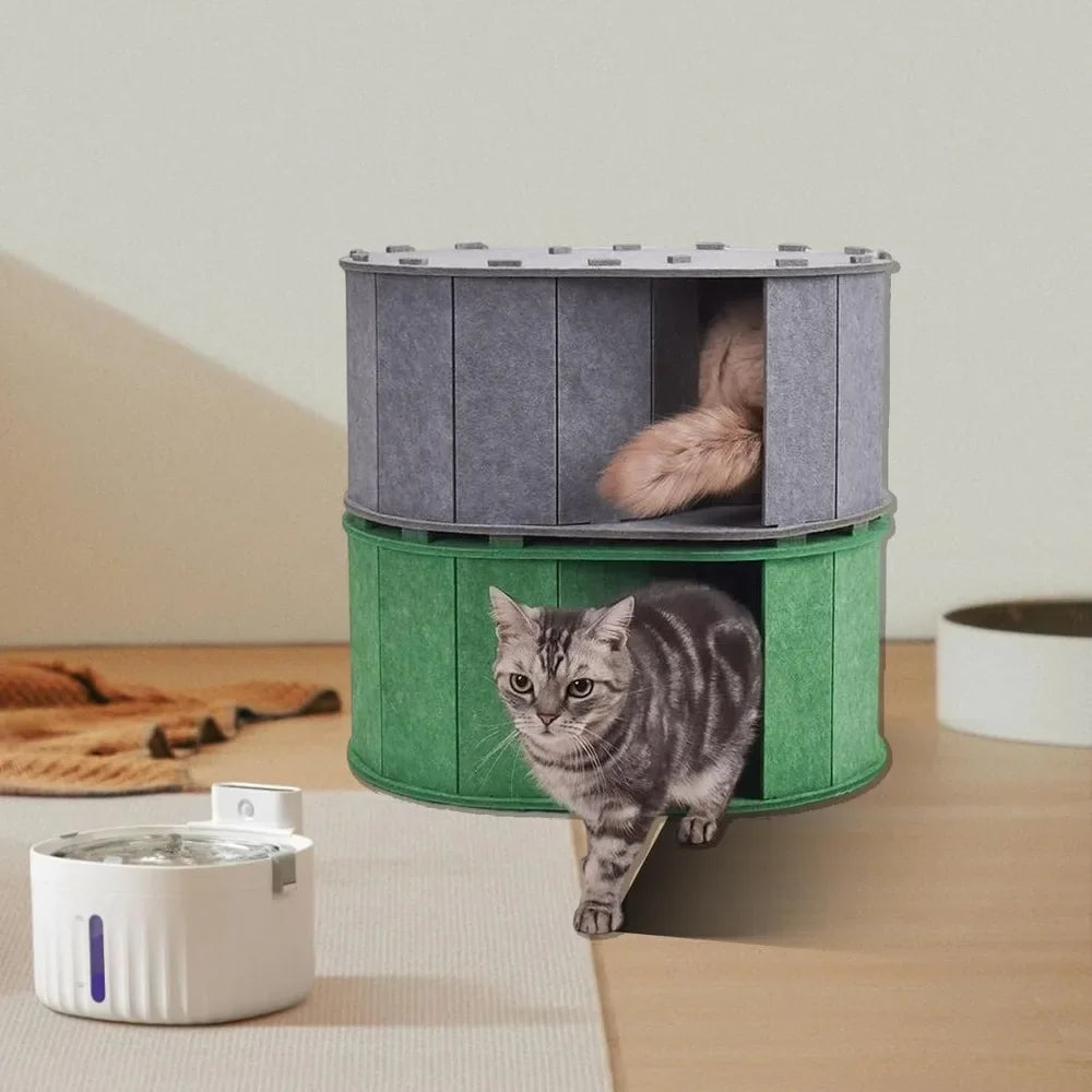 Cat Tunnel Bed with S-Shaped Maze by NoEnName