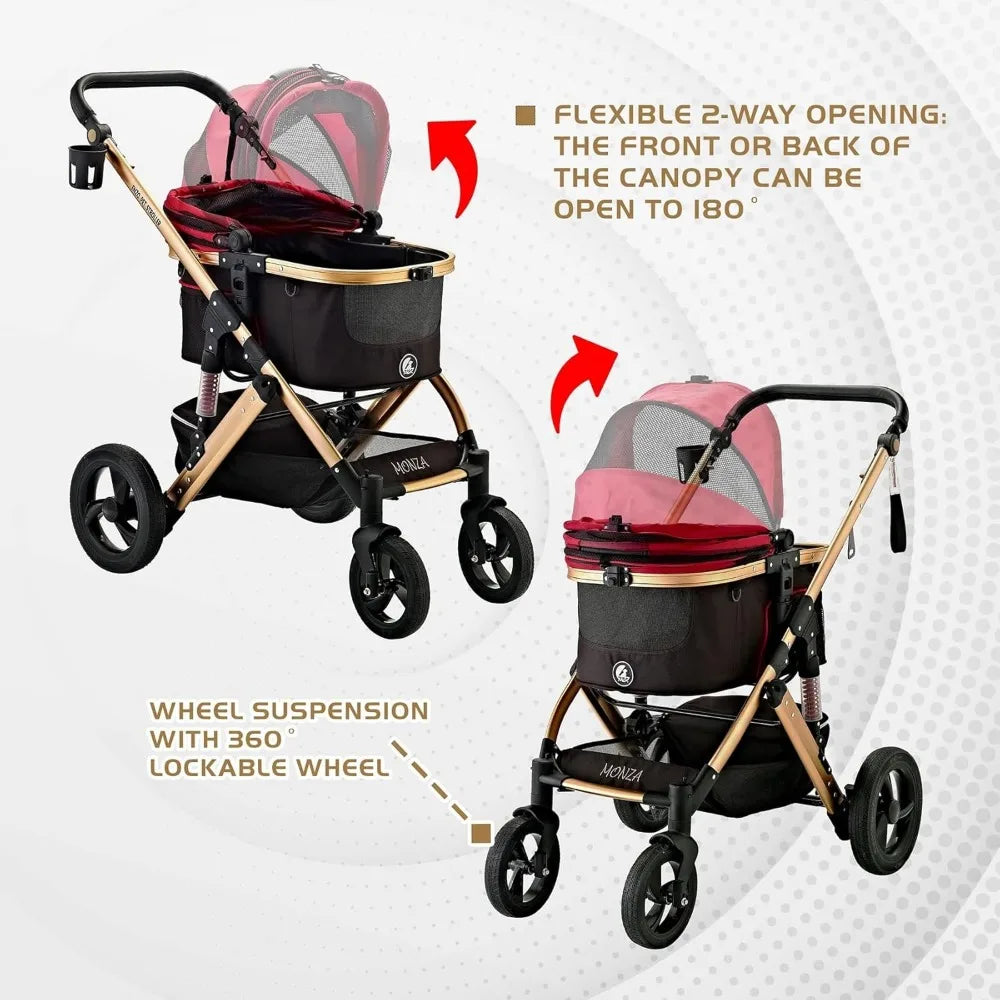 Monza Luxury 3-in-1 Stroller Travel Carrier Car Seat