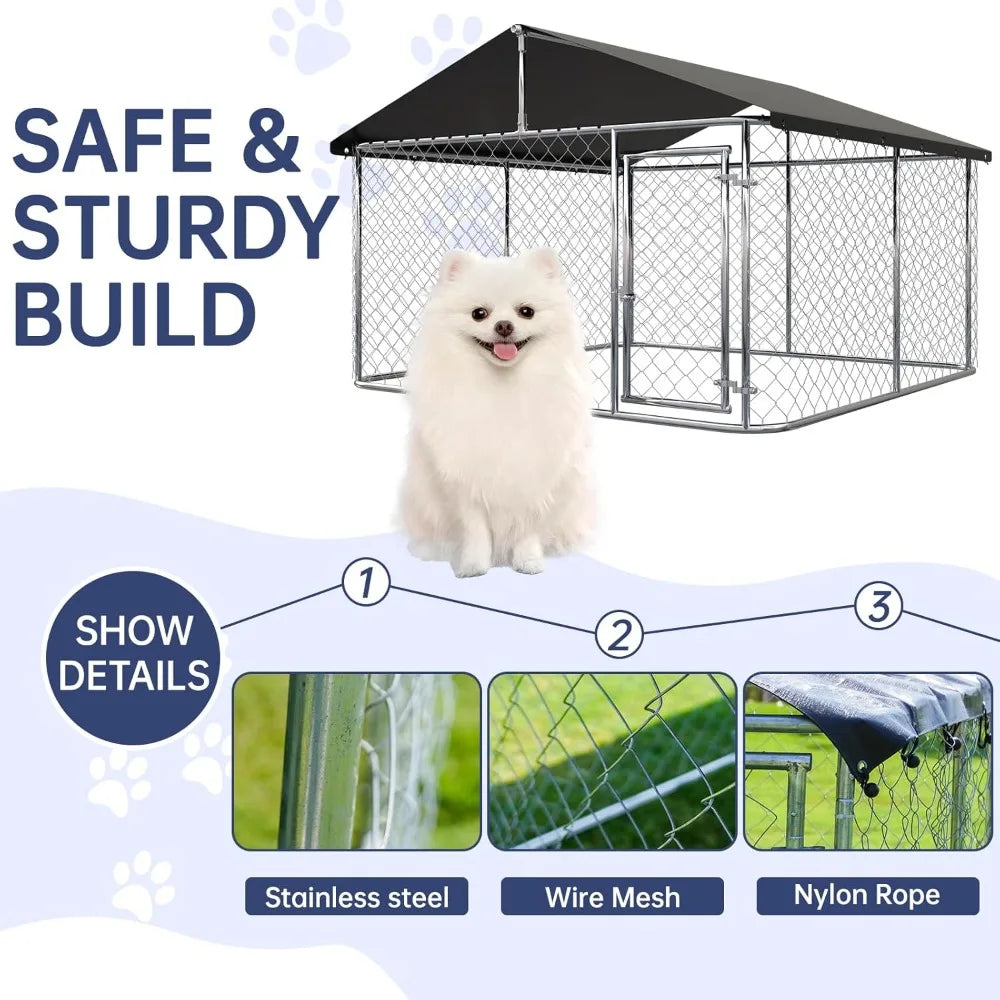 Huanzhuang Heavy Duty Outdoor Dog Kennel Cage