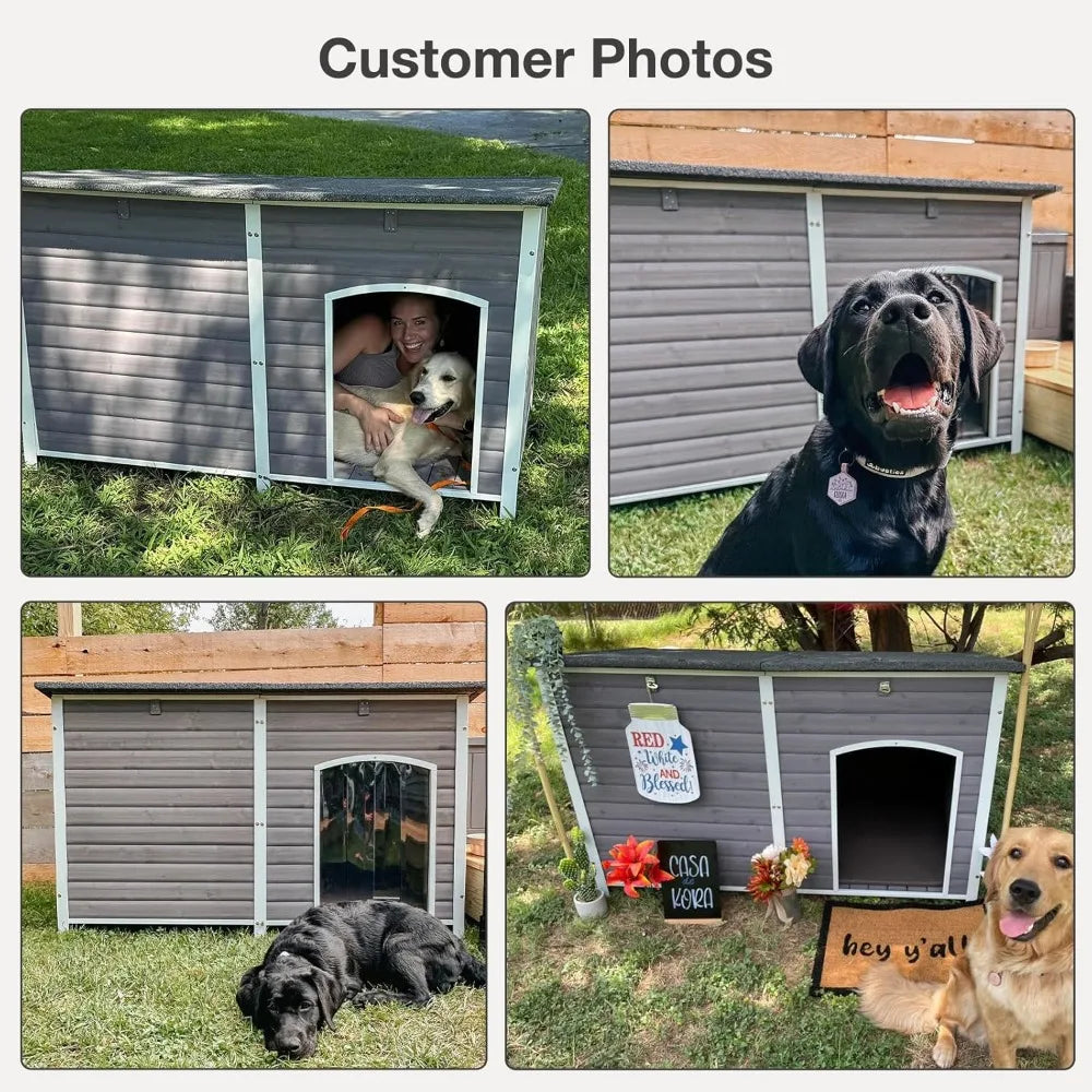 Large Dog House with Insulated Liner by NoEnName