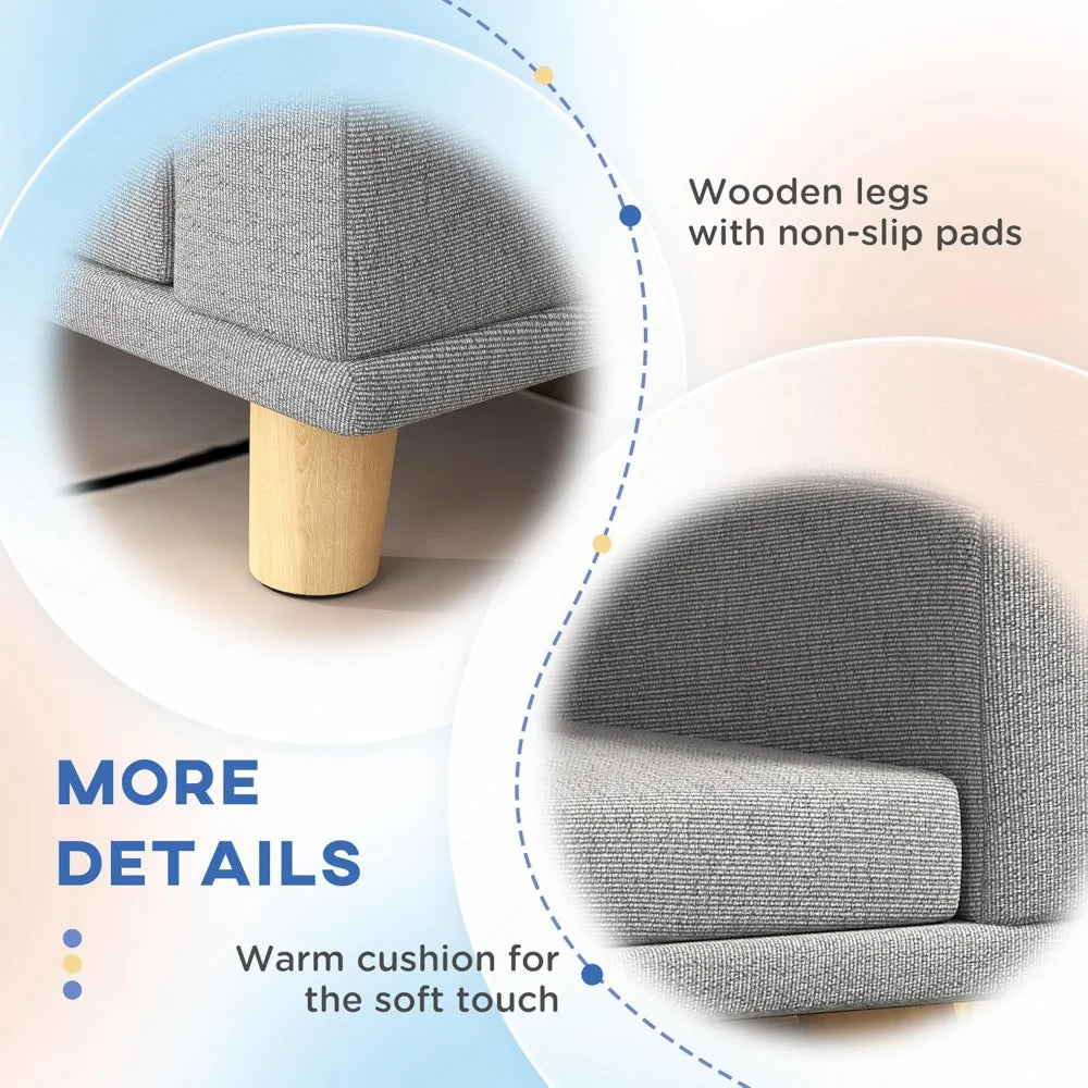 Dog Sofa Couch with Comfortable Luxury Cushion by NoEnName